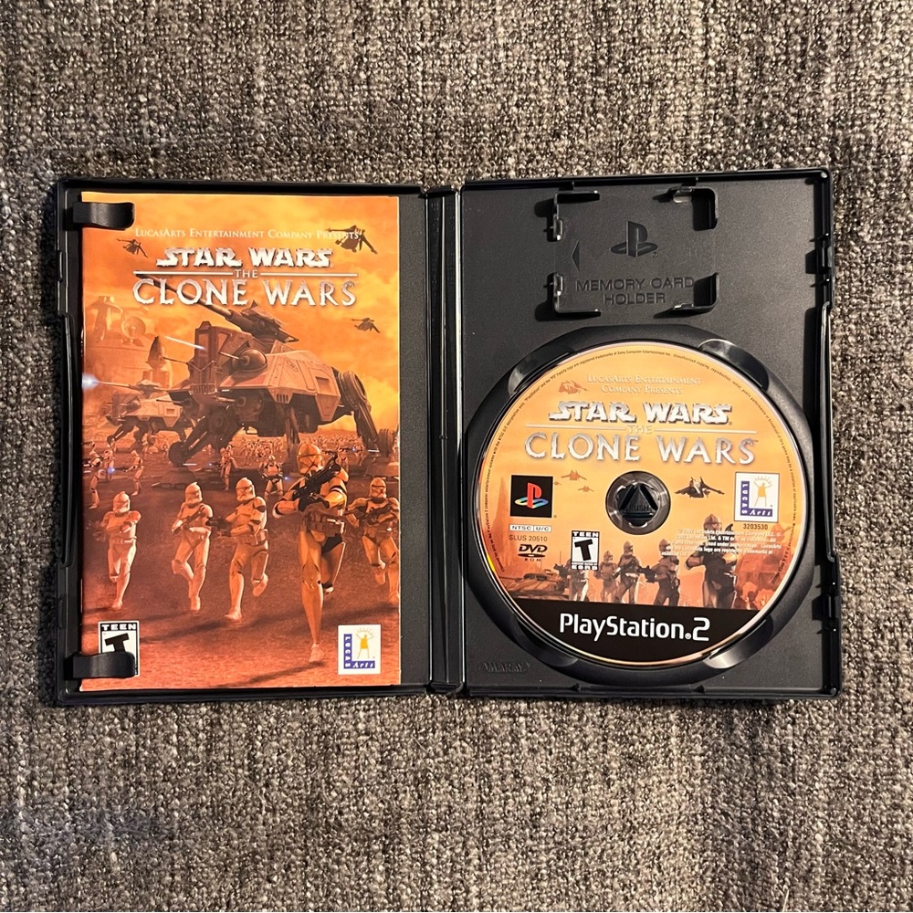 Star Wars Clone Wars Sony Playstation 2 PS2‎ Game - Picture 2 of 3
